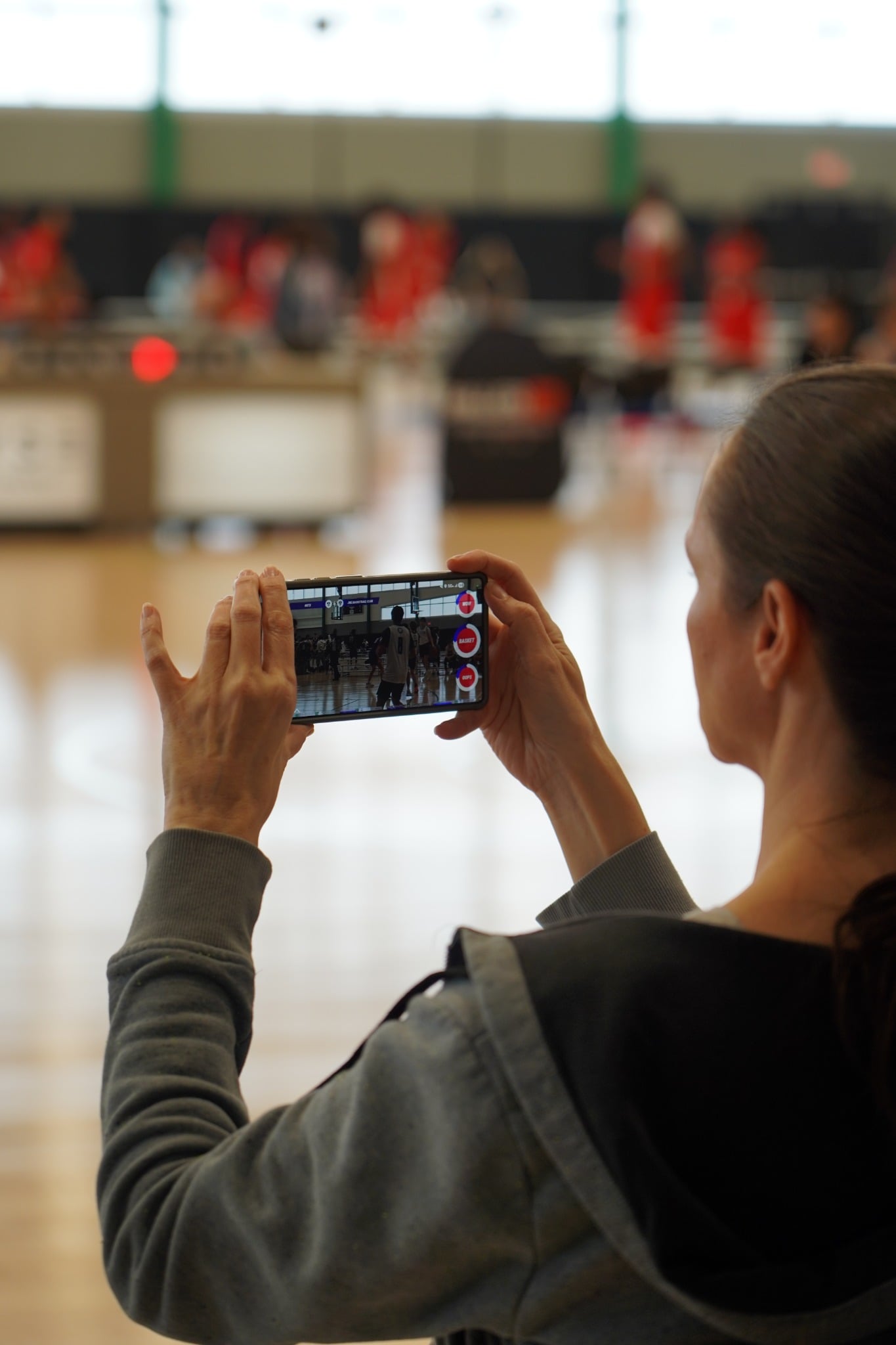 A community member capturing a game with the Rematch app